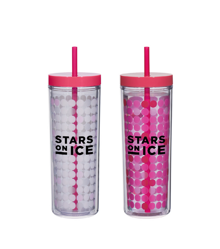 Stars on Ice Color-Changing Tumbler with Straw