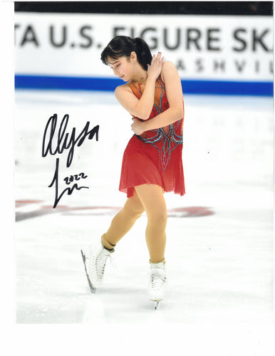 2022 Alysa Liu Autographed Photo
