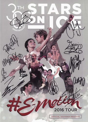 2016 Stars on Ice Tour Program – Autographed