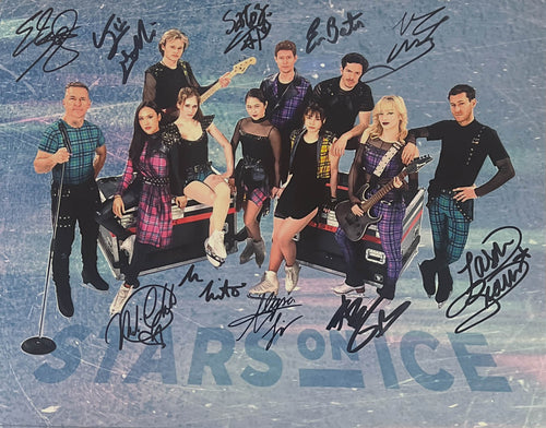 2025 Stars on Ice Autographed Cast Photo