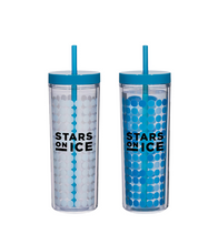 Load image into Gallery viewer, Stars on Ice Color-Changing Tumbler with Straw