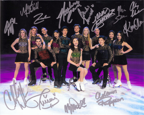 2018 Stars on Ice Autographed Cast Photo