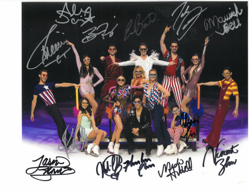 2022 Stars on Ice Autographed Cast Photo
