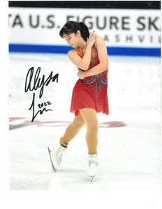 2022 Alysa Liu Autographed Photo